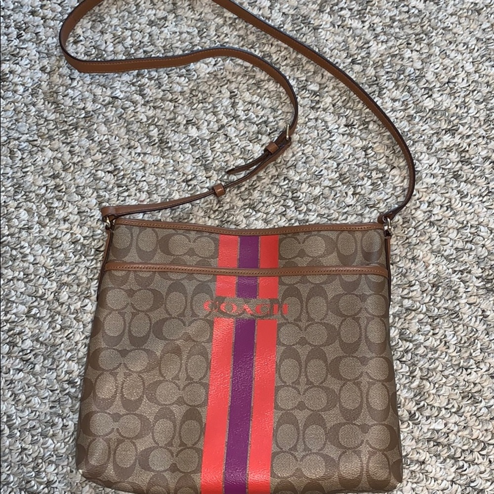 Coach Varsity Stripe Crossbody